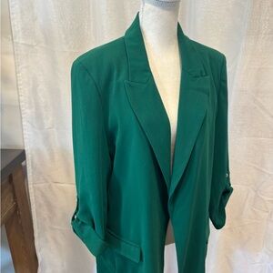 Green Women's Blazer